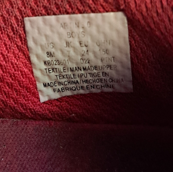 Stride Rite Boys Sneakers – Size 8M – Gray/Red/Blue - Picture 5 of 5